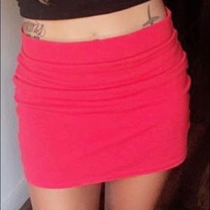 Red skirt small